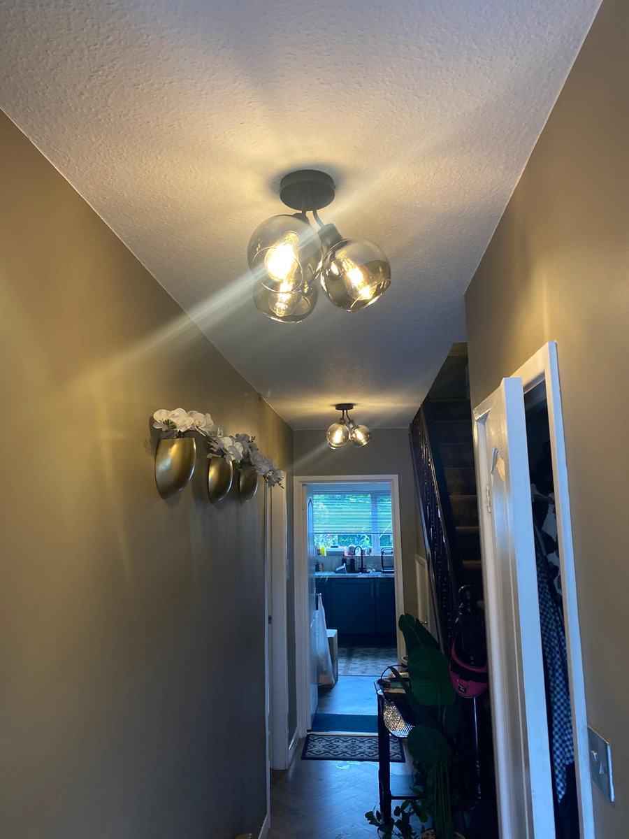 Hallway ceiling and wall lights